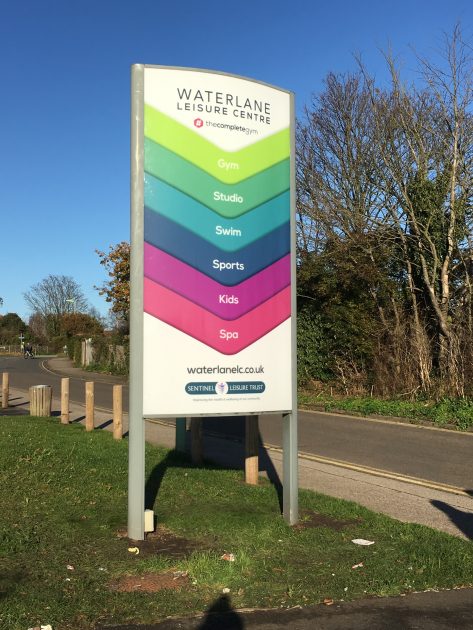 Sign graphics in Pitsea