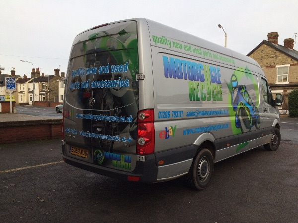 Vehicle graphic signs in Wymondham