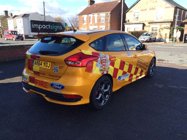 Vehicle graphic signs in Stowmarket